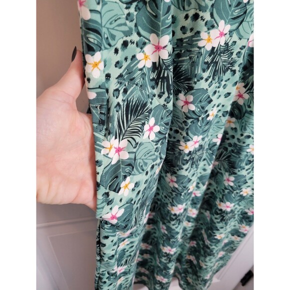 Cynthia Rowley Tropical Floral Midi Dress Size M - Picture 5 of 8